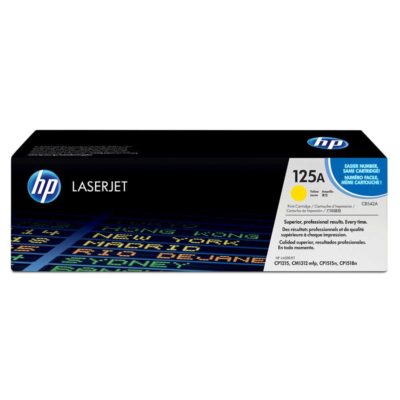 hp 125A Toner, Yellow Single Pack, CB542A
